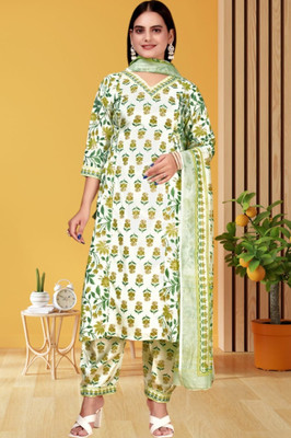 RAJMUDRAFASHION Self Design Kurta, Churidar & Dupatta Set