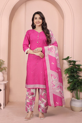 SIMPLYETHNIC Printed Kurta, Salwar & Dupatta Set