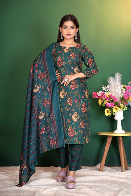 Sitara Setu Printed Kurta, Trouser/Pant & Dupatta Set