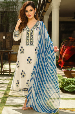 MirrorTrendz Women Kurta Pant Dupatta Set