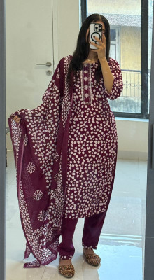 utsav fashion Printed Kurta, Trouser/Pant & Dupatta Set