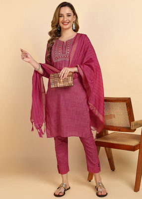 Zaki collection Embroidered Kurta, Trouser/Pant & Dupatta Set
