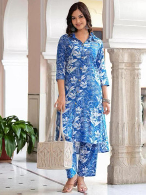 EHA DESIGNERS Women Kurta Pant Dupatta Set