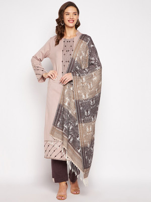 Zigo Embroidered Kurta, Palazzo & Dupatta Set