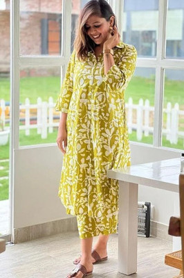 GORAZ Printed Kurta, Palazzo & Dupatta Set
