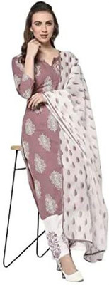 CKBR-G TAXTILES Printed Kurta, Palazzo & Dupatta Set