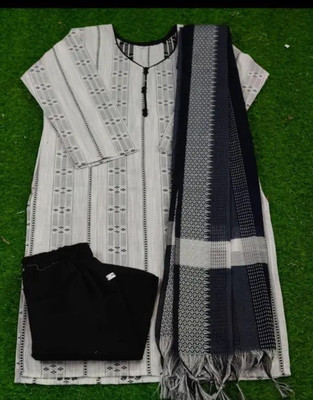HOC's Printed Kurta, Trouser/Pant & Dupatta Set