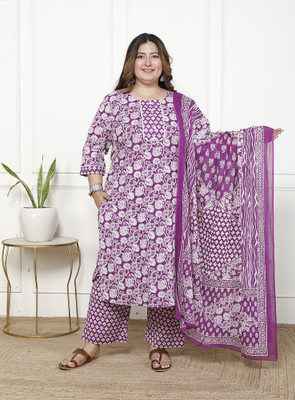 Swasti Printed Kurta, Salwar & Dupatta Set