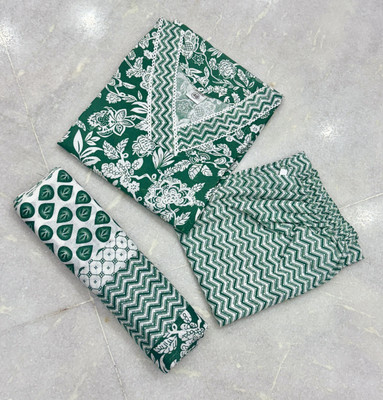 SUBHAN CLOTHING Floral Print Kurta, Trouser/Pant & Dupatta Set