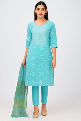 aamya fashion Embroidered Kurta, Palazzo & Dupatta Set