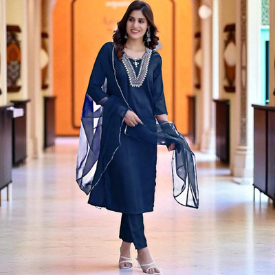 thegoodstore Printed Kurta, Trouser/Pant & Dupatta Set