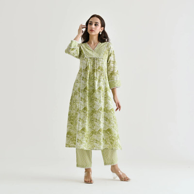Zinsy Creation Embroidered Kurta, Trouser/Pant & Dupatta Set