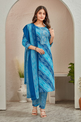 FADIFY FASHION Embroidered Kurta, Trouser/Pant & Dupatta Set