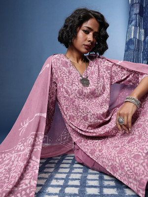 Taavi Printed Kurta, Trouser/Pant & Dupatta Set