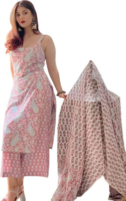 PRAYADHVI Paisley Kurta, Palazzo & Dupatta Set