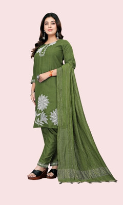 HOUSE OF COMMON Embroidered Kurta, Trouser/Pant & Dupatta Set