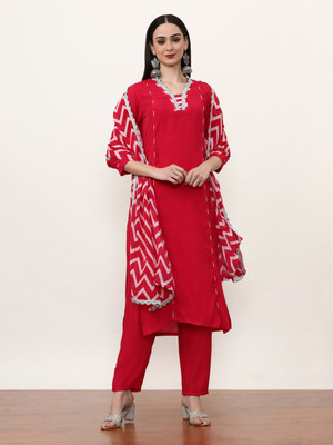 Jaipur Kurti Printed Kurta, Trouser/Pant & Dupatta Set