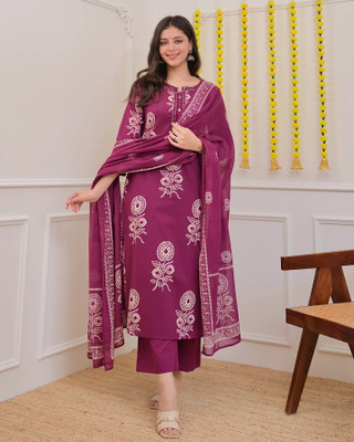 Aanganedit Men Kurta Pant Dupatta Set