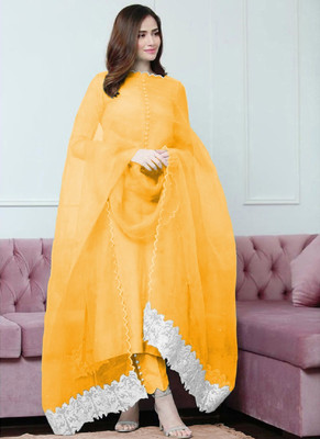 zengry Embellished Kurta, Trouser/Pant & Dupatta Set