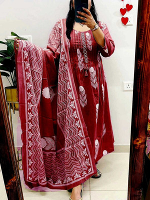 Mishree collection Printed Kurta, Palazzo & Dupatta Set