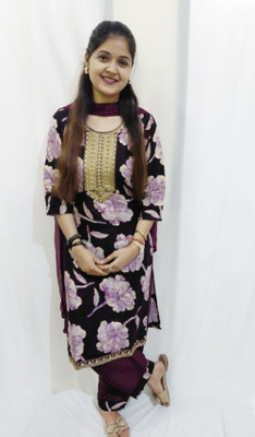 KAKKA JI COLLECTIONS Printed Kurta, Trouser/Pant & Dupatta Set