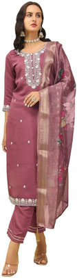 iHIYAzz ENTERPRISE Embroidered Kurta, Trouser/Pant & Dupatta Set