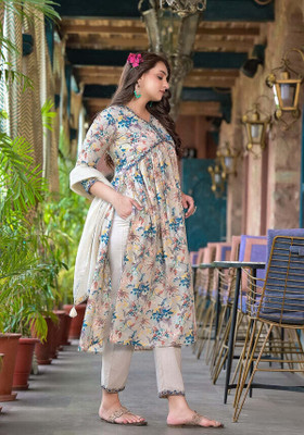 HouseOfCommon Women Kurta Pant Dupatta Set