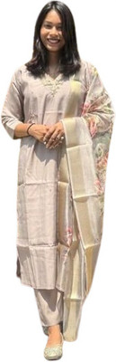 UTTAM FASHION Embellished Kurta, Trouser/Pant & Dupatta Set