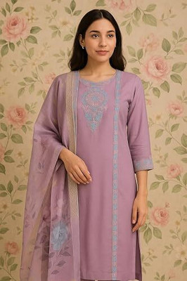 It's Me Printed Kurta, Trouser/Pant & Dupatta Set
