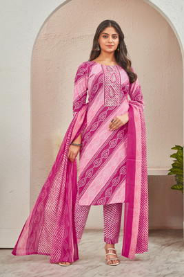 BAMSOM WEAR Embroidered Kurta, Trouser/Pant & Dupatta Set