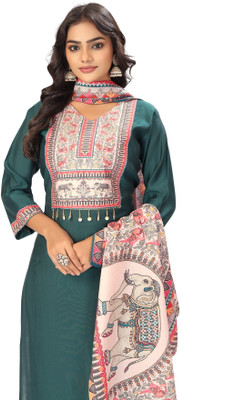 SSTUDIO Woven Kurta, Trouser/Pant & Dupatta Set