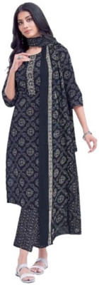 mumaas Printed Kurta, Salwar & Dupatta Set