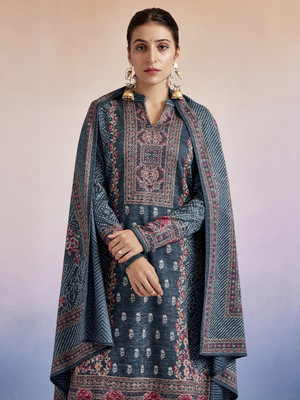 Jaipur Kurti Printed Kurta, Trouser/Pant & Dupatta Set