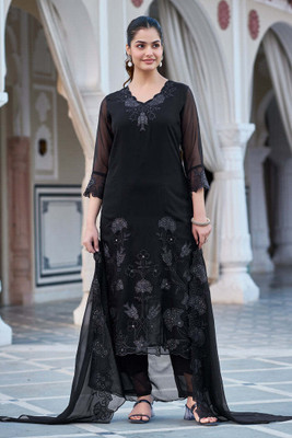 TVASMI Embroidered, Printed Kurta, Trouser/Pant & Dupatta Set