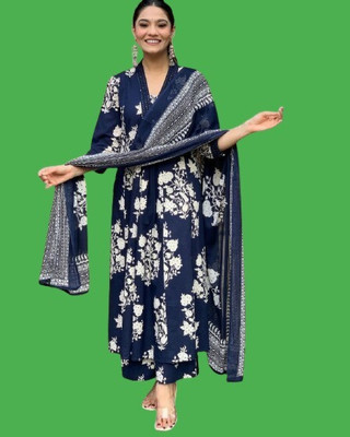 Ladosi Attire Printed Kurta, Trouser/Pant & Dupatta Set