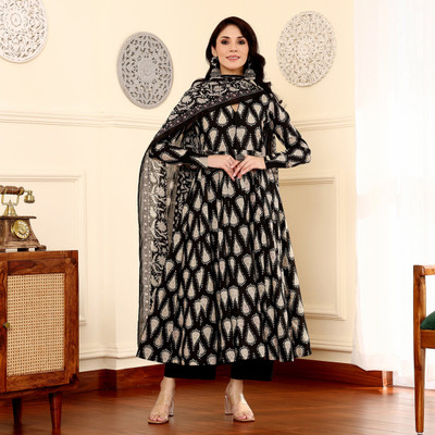 Toochki Printed Kurta, Salwar & Dupatta Set