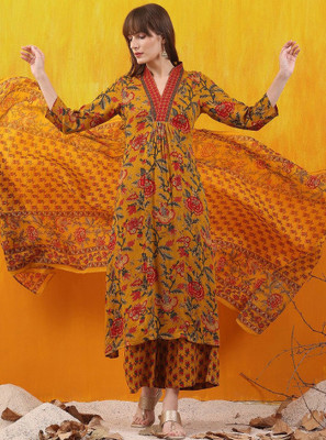 SUBH LAXMI Women Kurta Palazzo Set