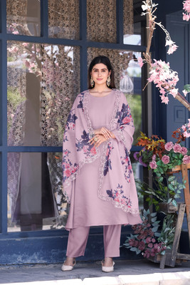 clothstory Floral Print Kurta, Trouser/Pant & Dupatta Set