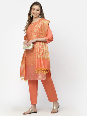 TS Lifestyle Printed Kurta, Trouser/Pant & Dupatta Set