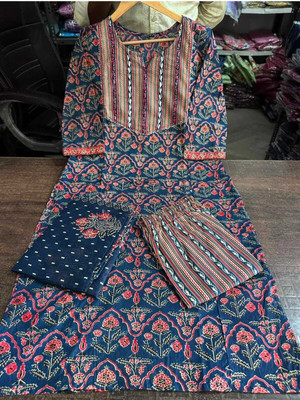 Krafty Fashion Printed Kurta, Trouser/Pant & Dupatta Set