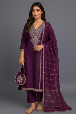 khodal creation Printed Kurta, Salwar & Dupatta Set