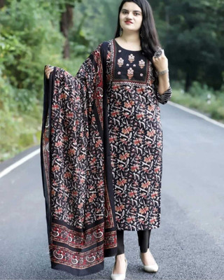 PREETIFASHION Embroidered Kurta, Trouser/Pant & Dupatta Set