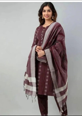 HOC's Printed Kurta, Trouser/Pant & Dupatta Set