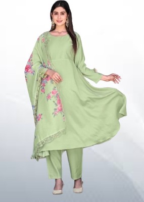 Riva Floral Print Kurta, Trouser/Pant & Dupatta Set