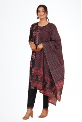 Jaipur fashion factory Printed Kurta, Trouser/Pant & Dupatta Set