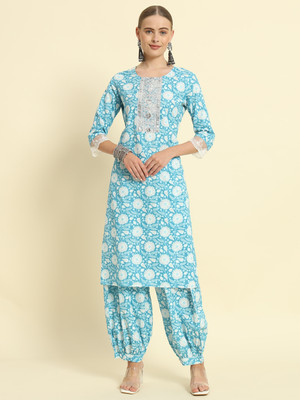 KBZ Printed Kurta, Trouser/Pant & Dupatta Set