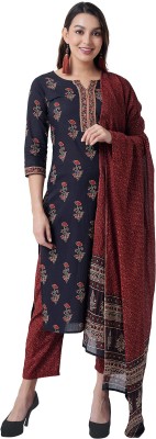 Arayna Printed Kurta, Palazzo & Dupatta Set