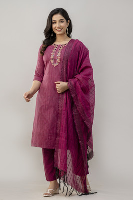 Shivkurti Printed Kurta, Trouser/Pant & Dupatta Set