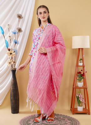 ZA STORE Floral Print Kurta, Trouser/Pant & Dupatta Set