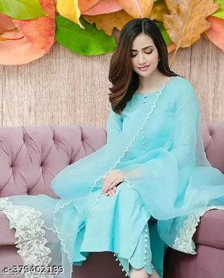 SAIRA NX Self Design Kurta, Salwar & Dupatta Set